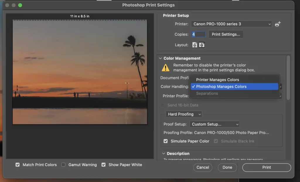 Preparing for Perfect Photography Prints - PS ColorHandling